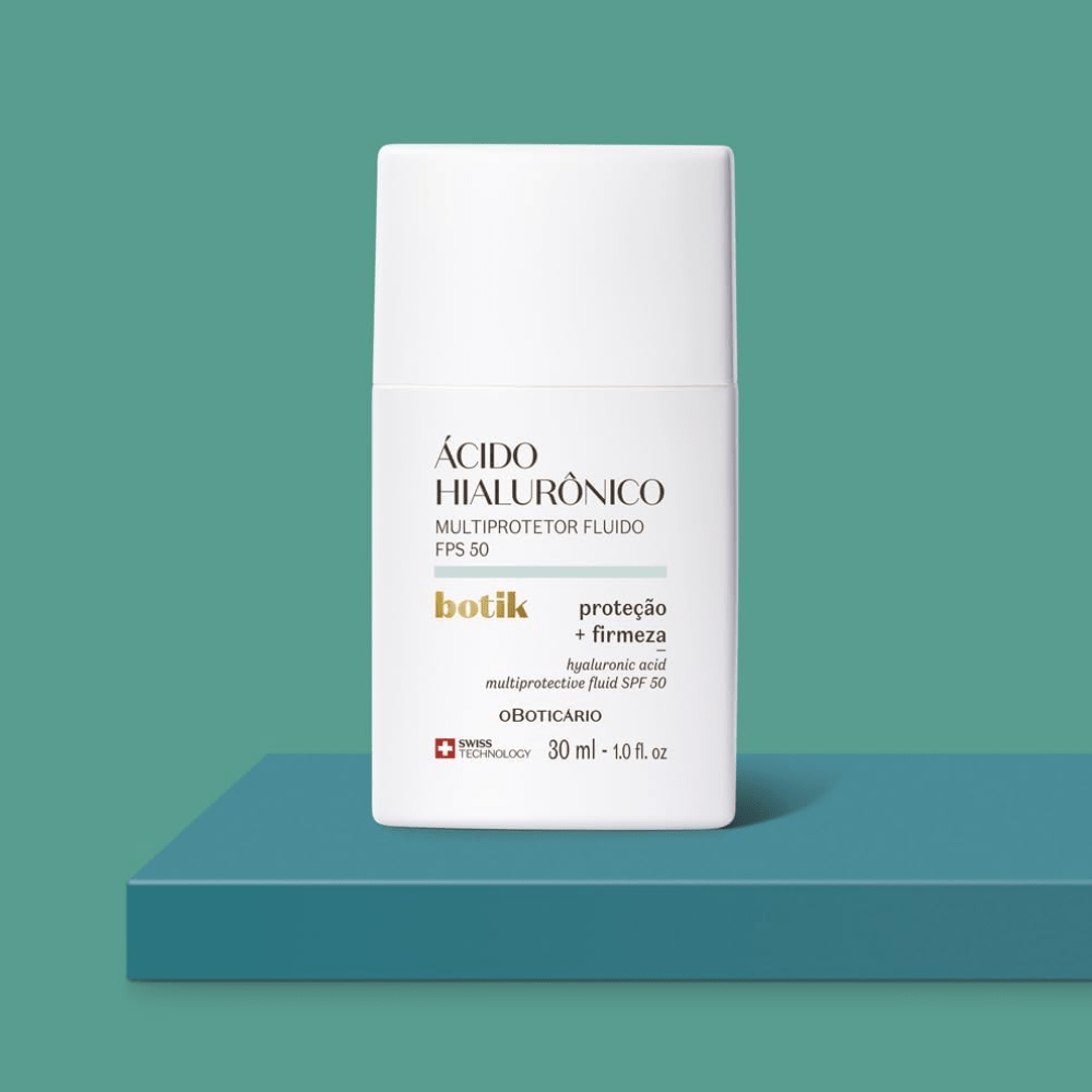 O Boticário Botik Fluido Multiprotetor FPS50 – Fluido Idratante Protettivo con Acido Ialuronico 30ml - o Boticário | Paradea