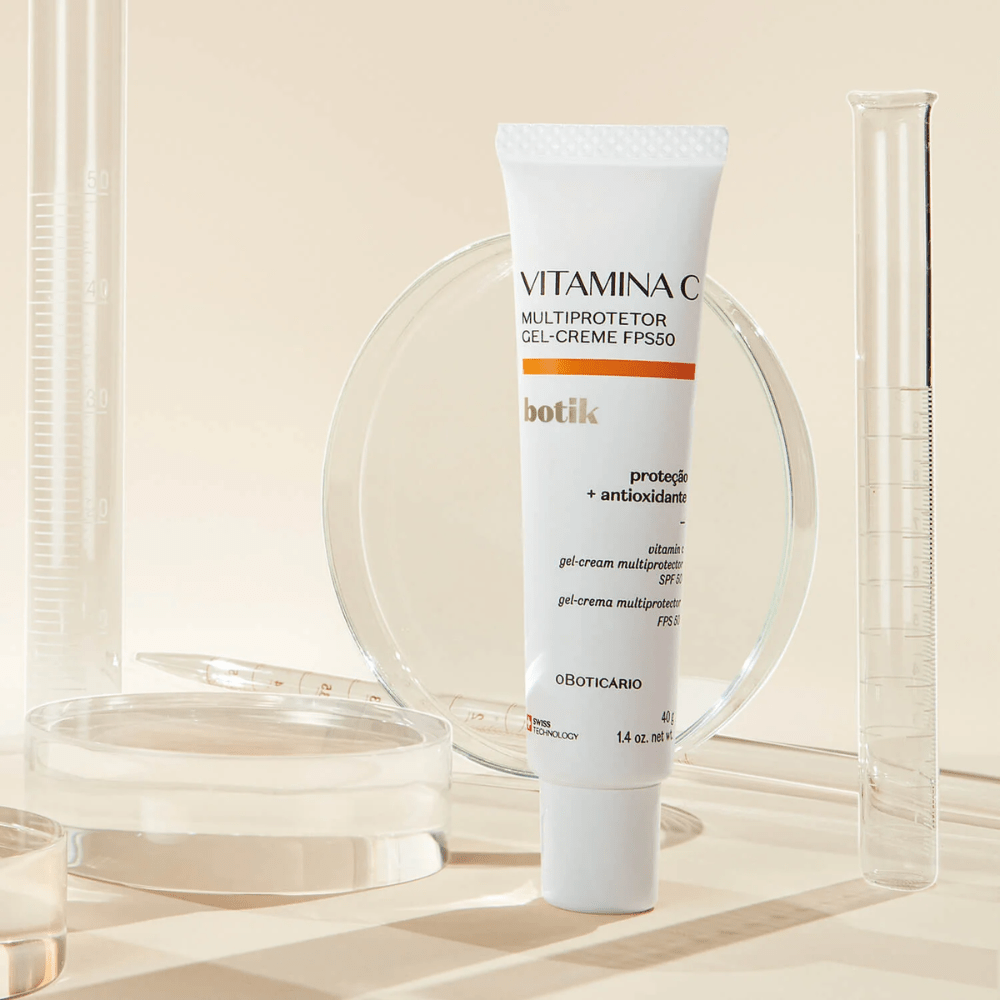 O Boticário Botik Gel Creme Multiprotetor Vitamina C – Crema Gel viso Vitamina C e SPF50 40gr - o Boticário | Paradea