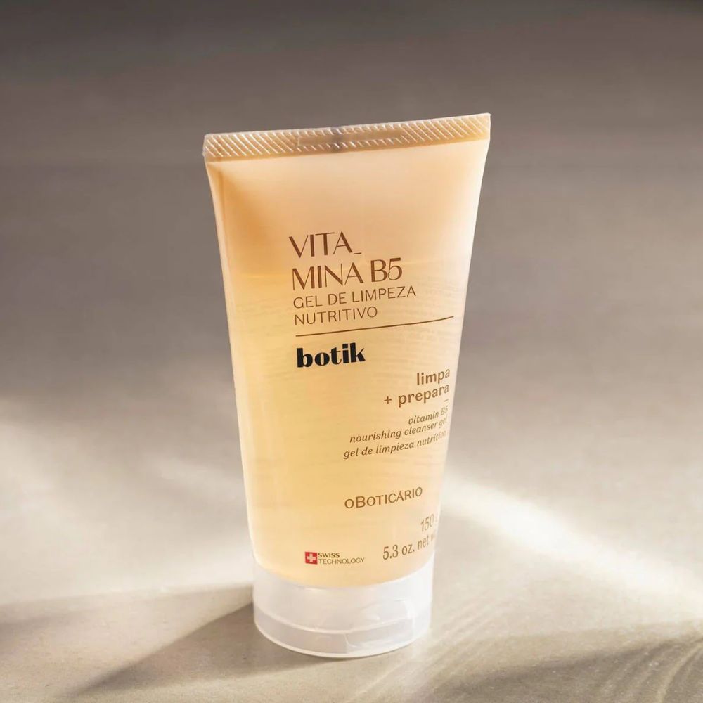 O Boticário Botik Gel de Limpeza Facial Nutritivo - Gel detergente viso Vitamina B5 150gr - o Boticário | Paradea
