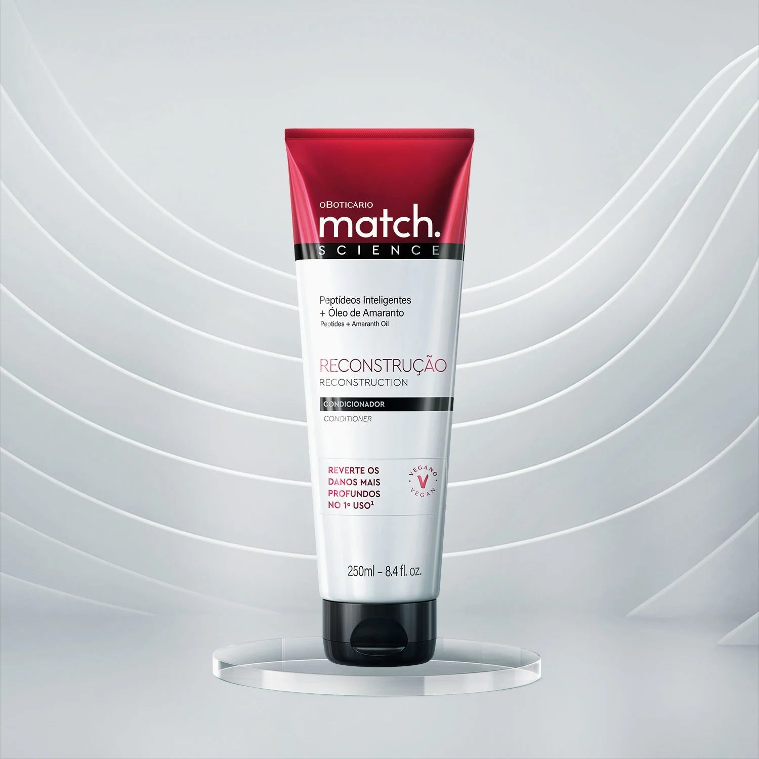 O BOTICÁRIO MATCH. Condicionador Science Reconstrução - Balsamo Ricostruzione 250ml - o Boticário | Paradea