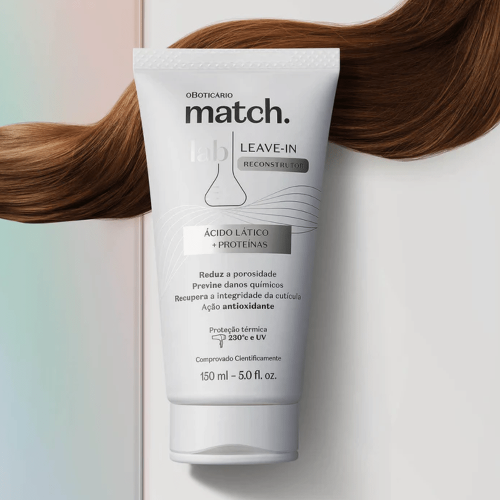 O Boticário Match. Leave - in Reconstrutor – Crema Senza Risciacquo Ricostruttiva 150ml - o Boticário | Paradea