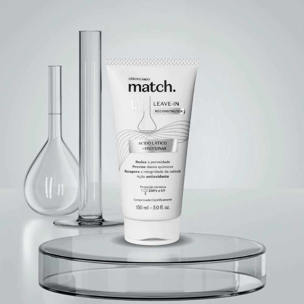 O Boticário Match. Leave - in Reconstrutor – Crema Senza Risciacquo Ricostruttiva 150ml - o Boticário | Paradea