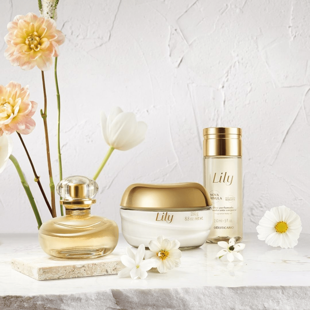 O Boticário Set Regalo Lily – Crema corpo + Olio corpo + Eau de Parfum - o Boticário | Paradea