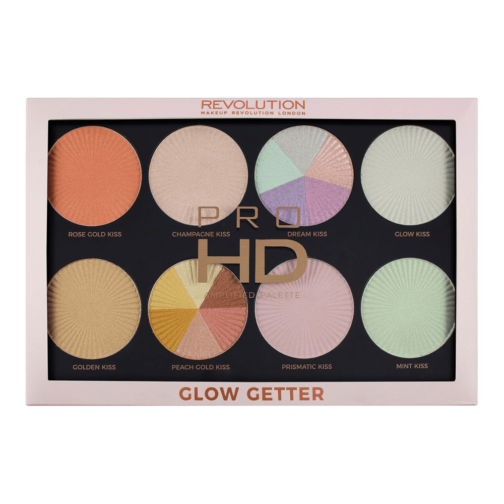 REVOLUTION Pro HD Palette Glow Getter - Palette illuminanti Pro HD Palette Glow Getter - Revolution Beauty London | Paradea