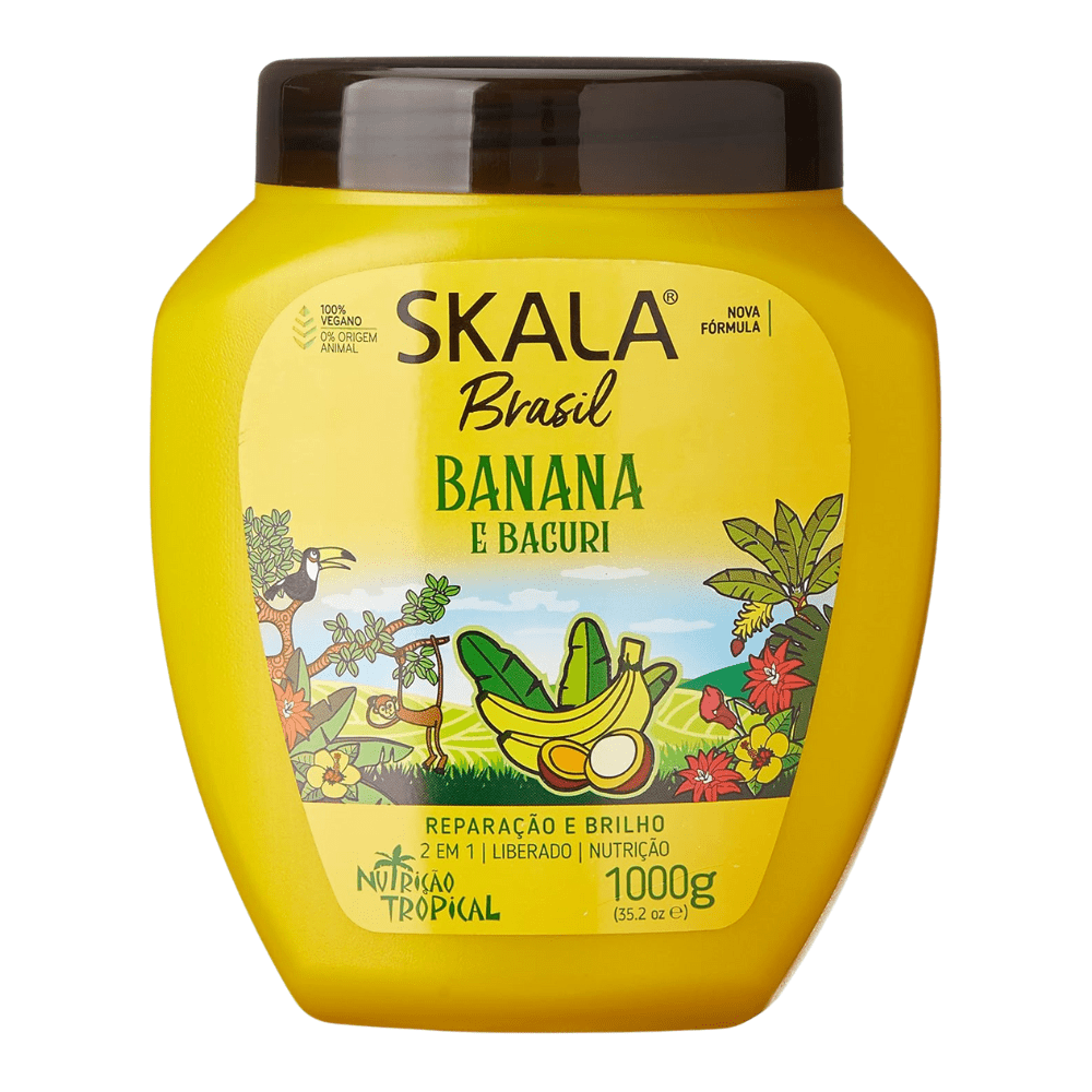 Skala Banana & Bacuri Creme de Tratamento – Crema 2 in 1 Nutriente 1kg - Skala | Paradea