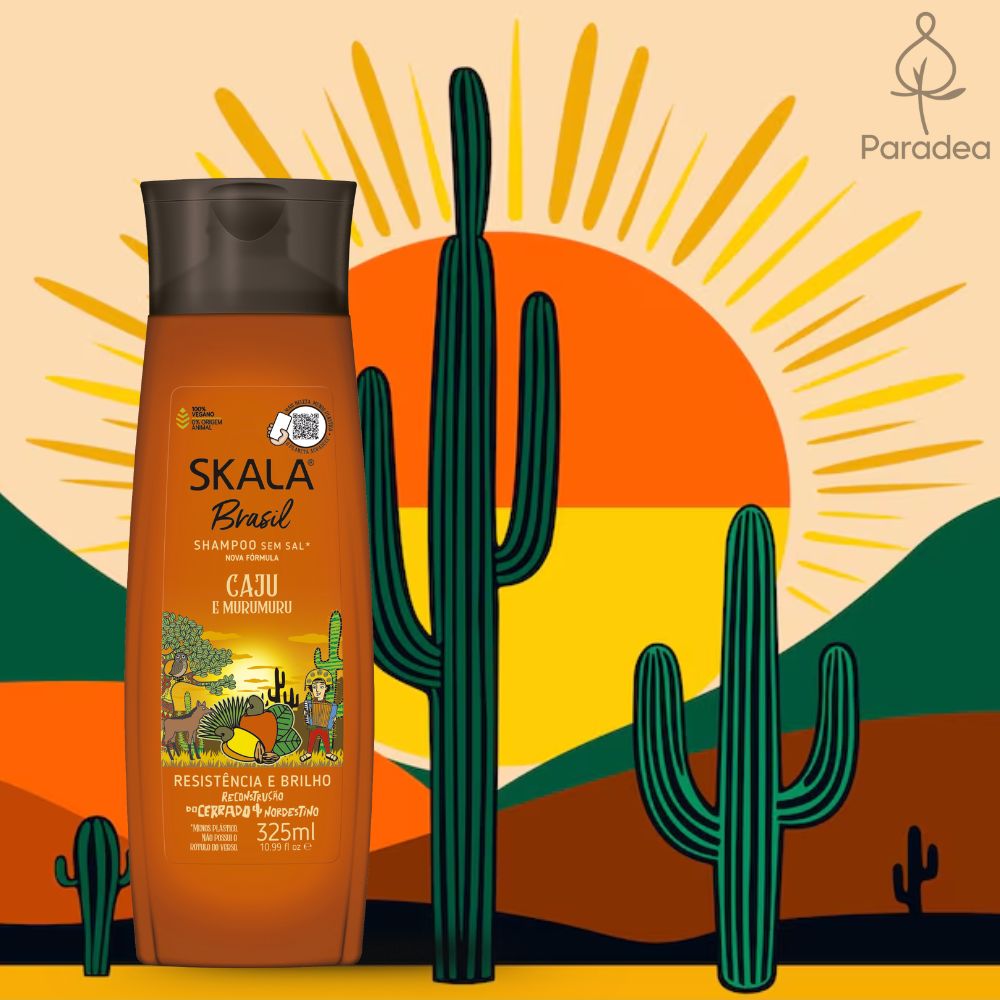 Skala Caju e Murumuru - Shampoo 325ml - Skala | Paradea