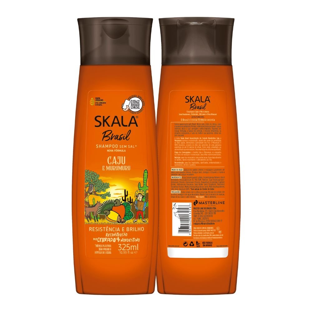 Skala Caju e Murumuru - Shampoo 325ml - Skala | Paradea