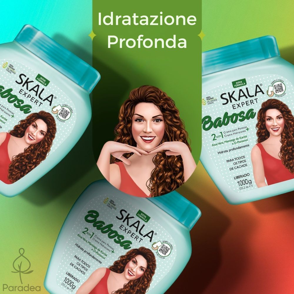 Skala Creme de Tratamento 2 in 1 Babosa - Crema 2 in 1 per Capelli 1kg - Skala | Paradea