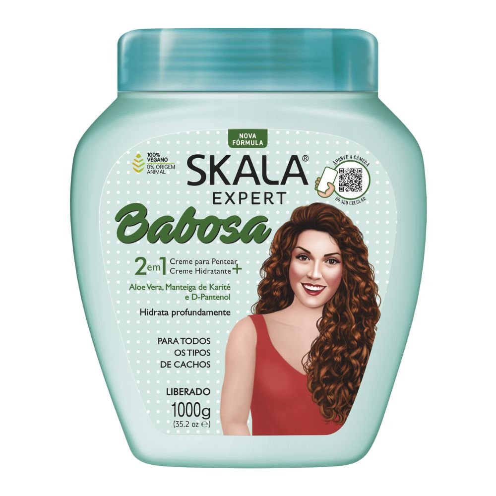 Skala Creme de Tratamento 2 in 1 Babosa - Crema 2 in 1 per Capelli 1kg - Skala | Paradea
