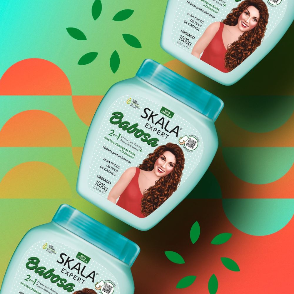 Skala Creme de Tratamento 2 in 1 Babosa - Crema 2 in 1 per Capelli 1kg - Skala | Paradea