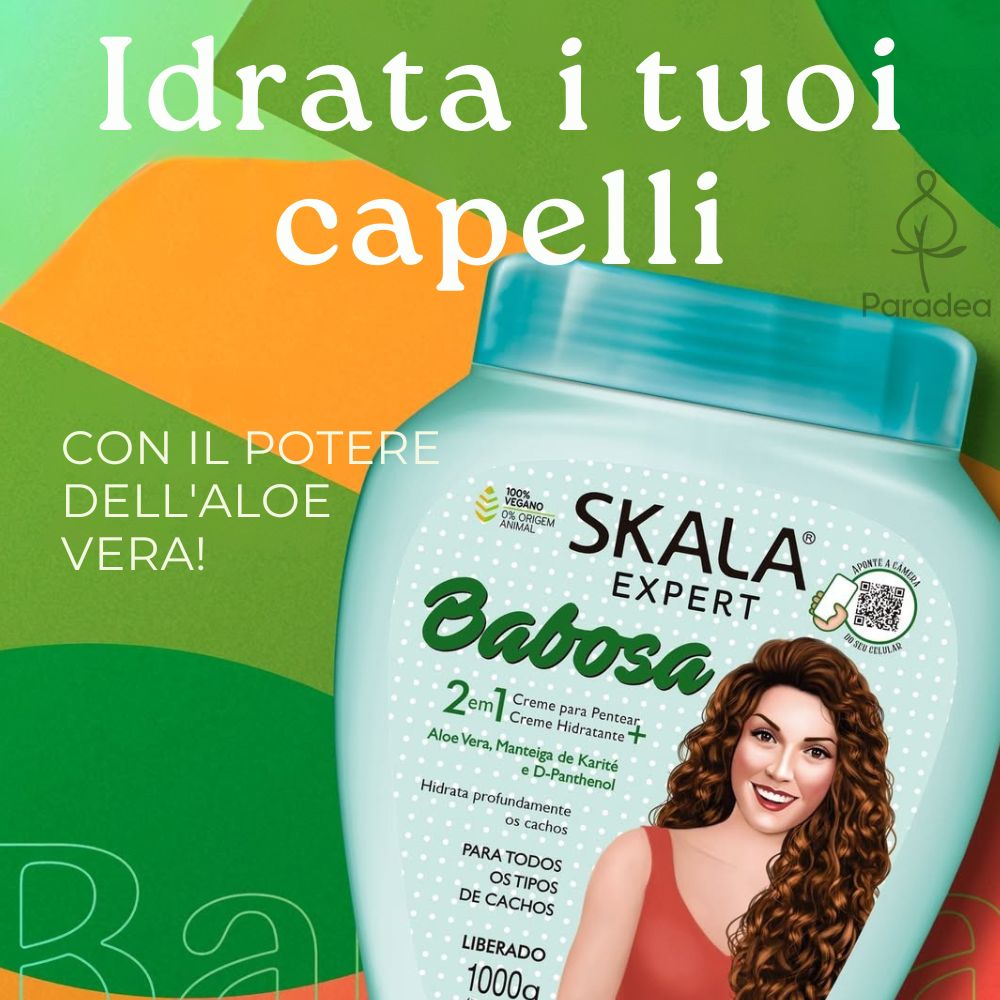 Skala Creme de Tratamento 2 in 1 Babosa - Crema 2 in 1 per Capelli 1kg - Skala | Paradea
