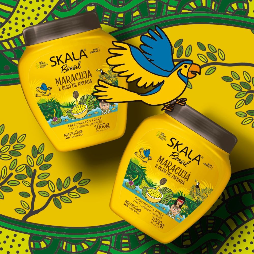 Skala Creme de Tratamento Maracujá e Óleo de Patauá - Maschera capelli 2 in 1 1kg - Skala | Paradea