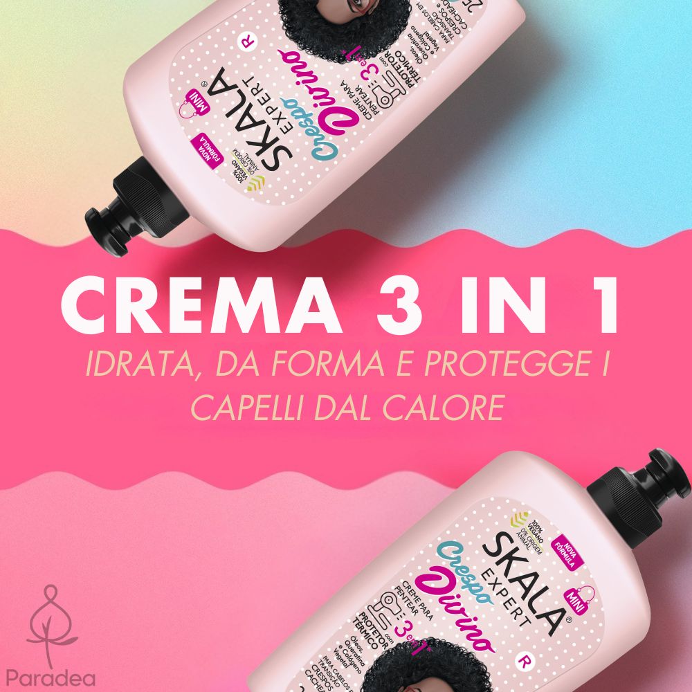 Skala Creme para Pentear Crespo Divino - Crema districante 3 in 1 250gr - Skala | Paradea