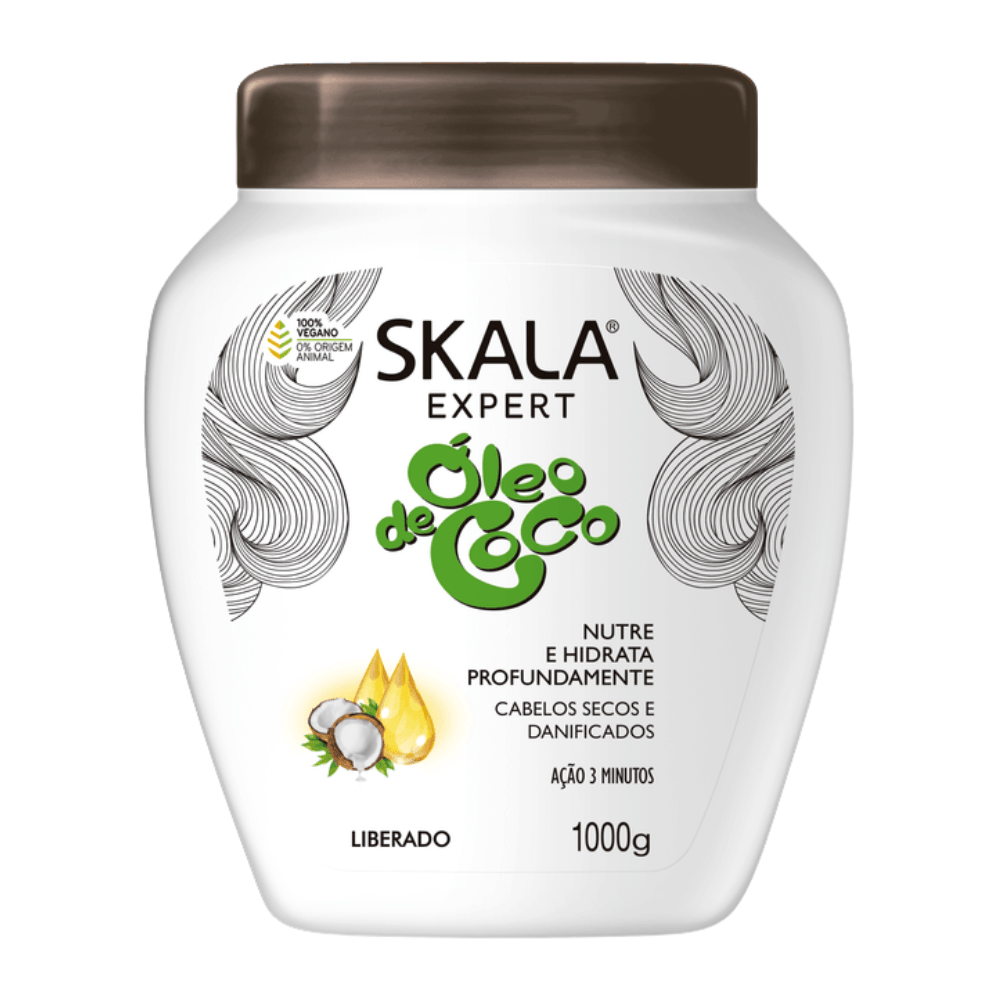 Skala Óleo de Coco Creme de Tratamento – Crema Capelli al Cocco 1kg - Skala | Paradea