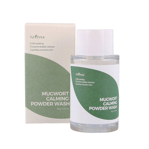 ISNTREE Mugwort Calming Powder Face Wash 15g - Facial cleanser