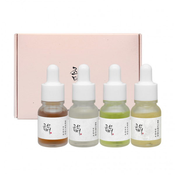 BEAUTY OF JOSEON Hanbang Serum Discovery Kit - Ensemble de 4 Version Miniature 10ml - Kit Sérum