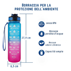 Tritan water bottle 1 liter