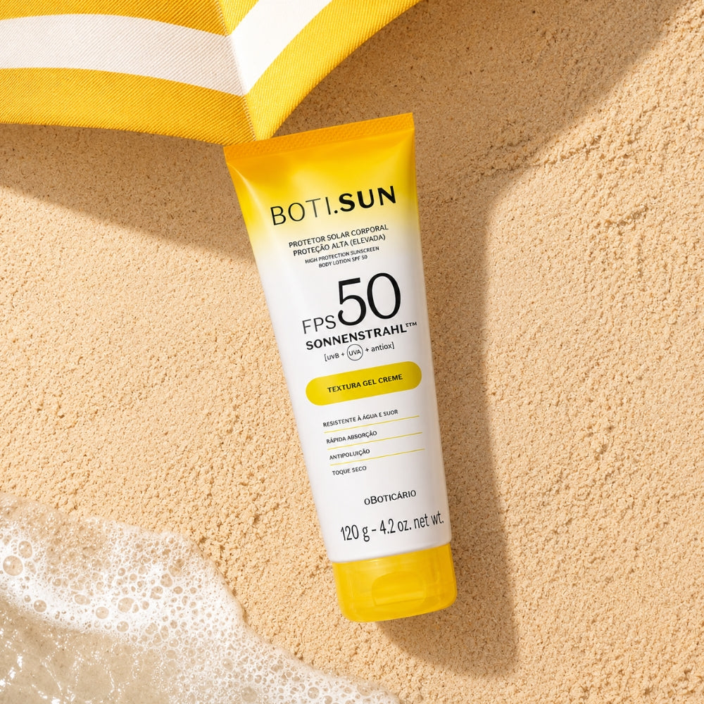 O Boticário Boti.Sun Protetor Solar Corporal – Körper-Sonnenschutz SPF50 200gr