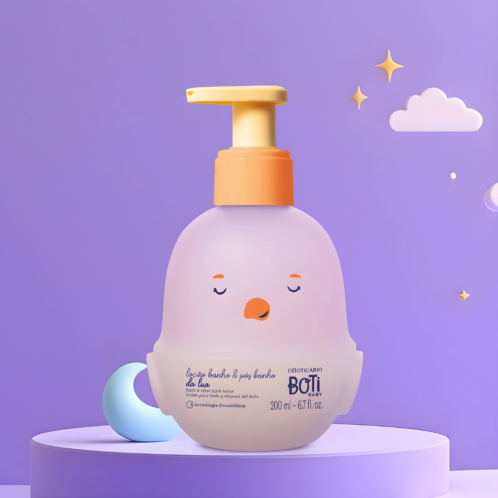 O Boticário Boti Baby Loção Corporal Banho e Pós-Banho da lua - Lozione corpo neonati 200ml