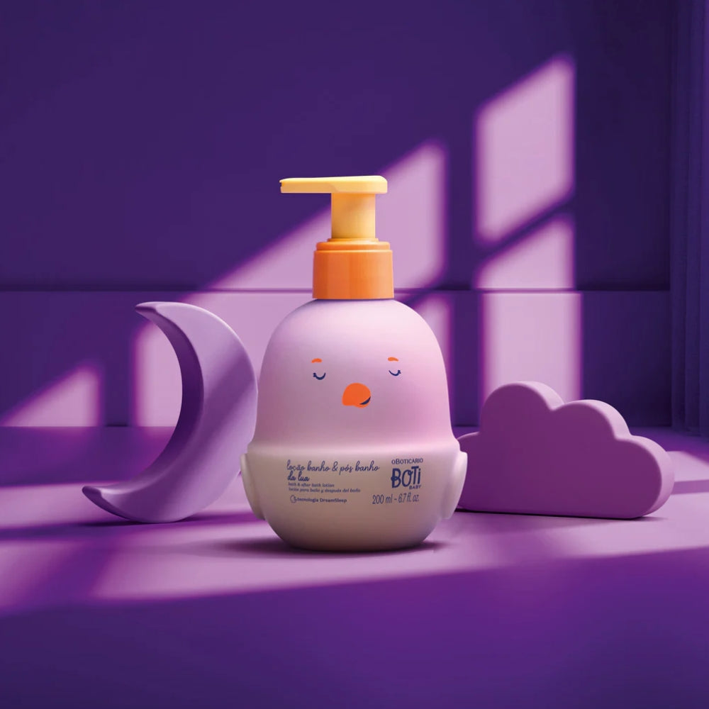 O Boticário Boti Baby Loção Corporal Banho e Pós-Banho da lua - Lozione corpo neonati 200ml