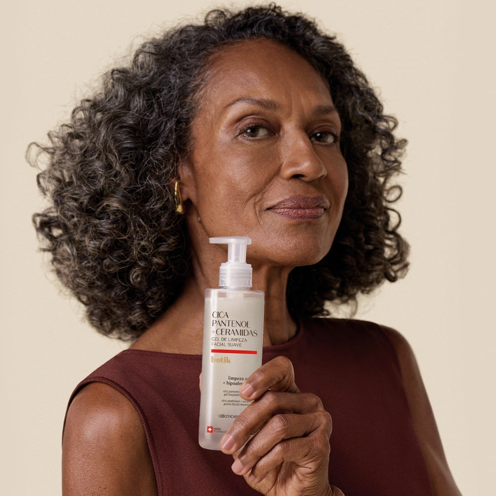 O Boticário Botik Cica Pantenol + Ceramidas Gel Limpeza Facial Suave - Gel detergente viso 200gr