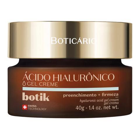 BOTIK Gel Creme Facial Firmador Ácido Hialurônico - Crema gel viso Acido Ialuronico 40gr