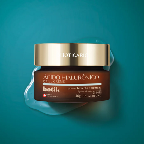 BOTIK Gel Creme Facial Firmador Ácido Hialurônico - Crema gel viso Acido Ialuronico 40gr