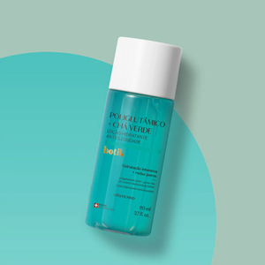 BOTIK Loção Hidratante Antioleosidade Ácido Poliglutâmico + Chá Verde - Lozione idratante anti lucido Acido Poliglutammico e Tè Verde 110ml