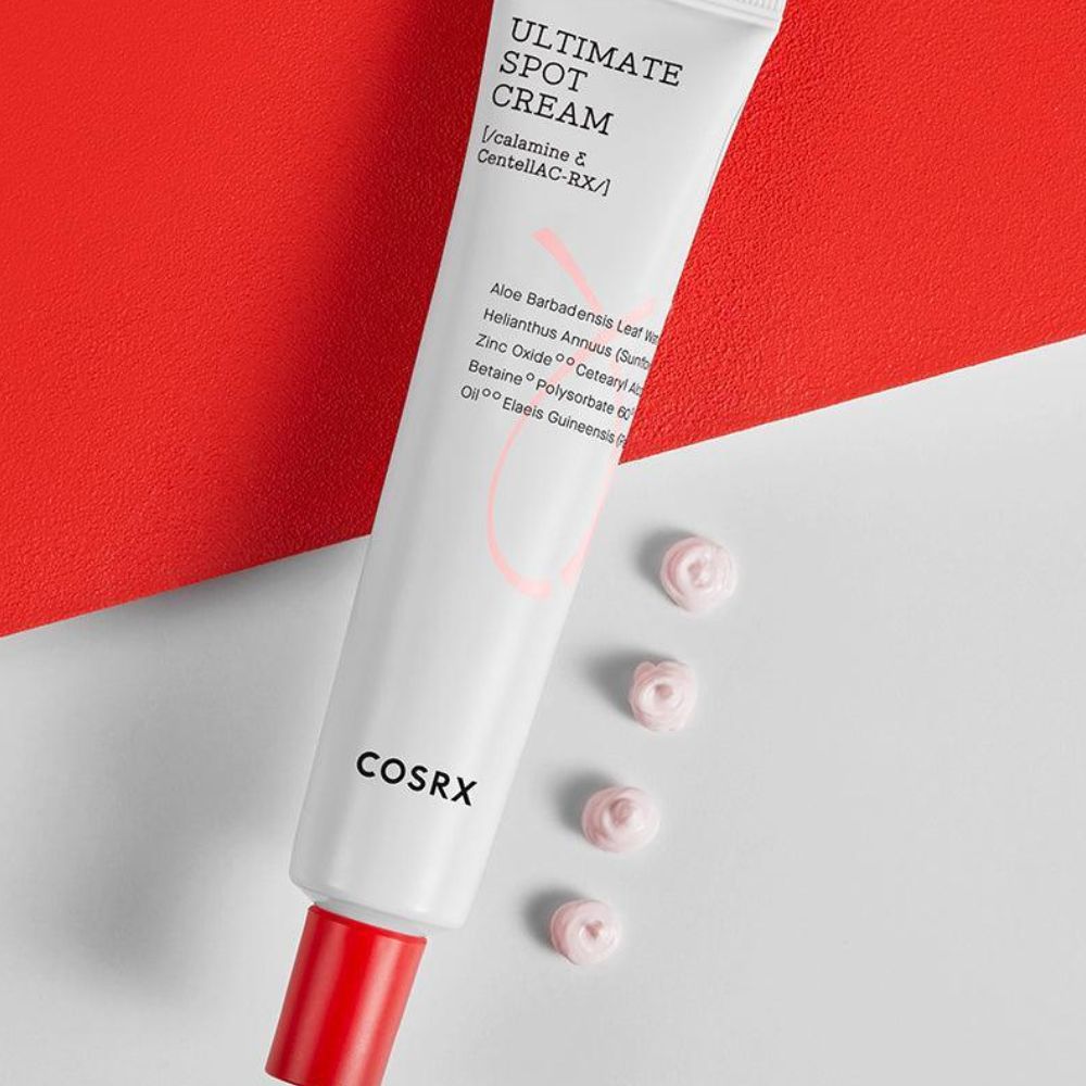 COSRX AC Collection Ultimate Spot Cream gegen Entzündungen – Lokale Aknebehandlung 30 g