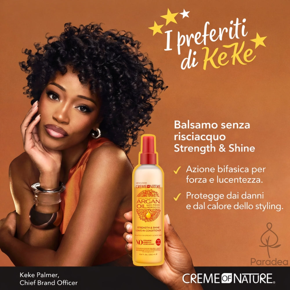 Creme of Nature Argan Oil from Morocco Strength & Shine - Balsamo leave-in 250ml