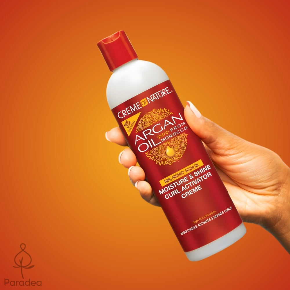 Creme of Nature Argan Oil from Morocco Moisture & Shine Curl - Attivatore ricci 355ml