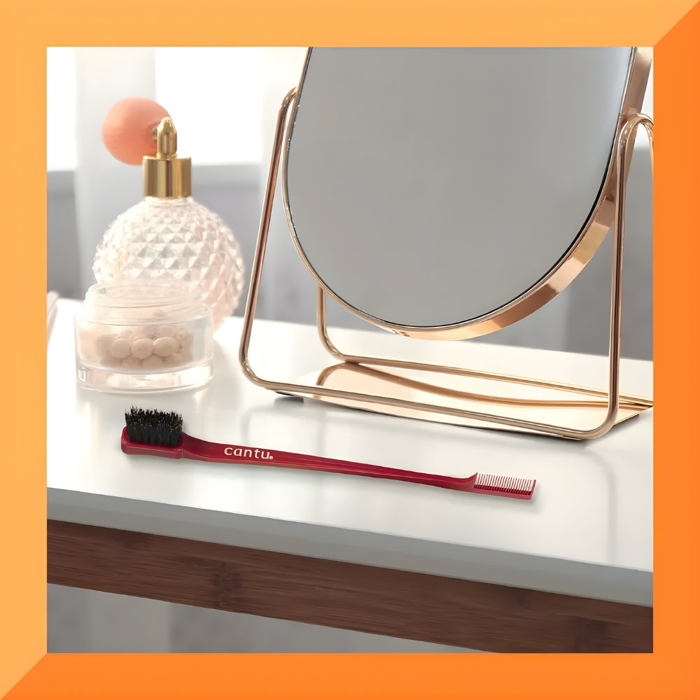 Cantu Edges Baby Hair Styler Hair Brush - Pettine 2 in 1 per baby hair