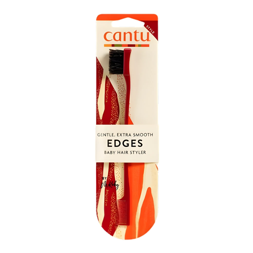 Cantu Edges Baby Hair Styler Hair Brush - Pettine 2 in 1 per baby hair