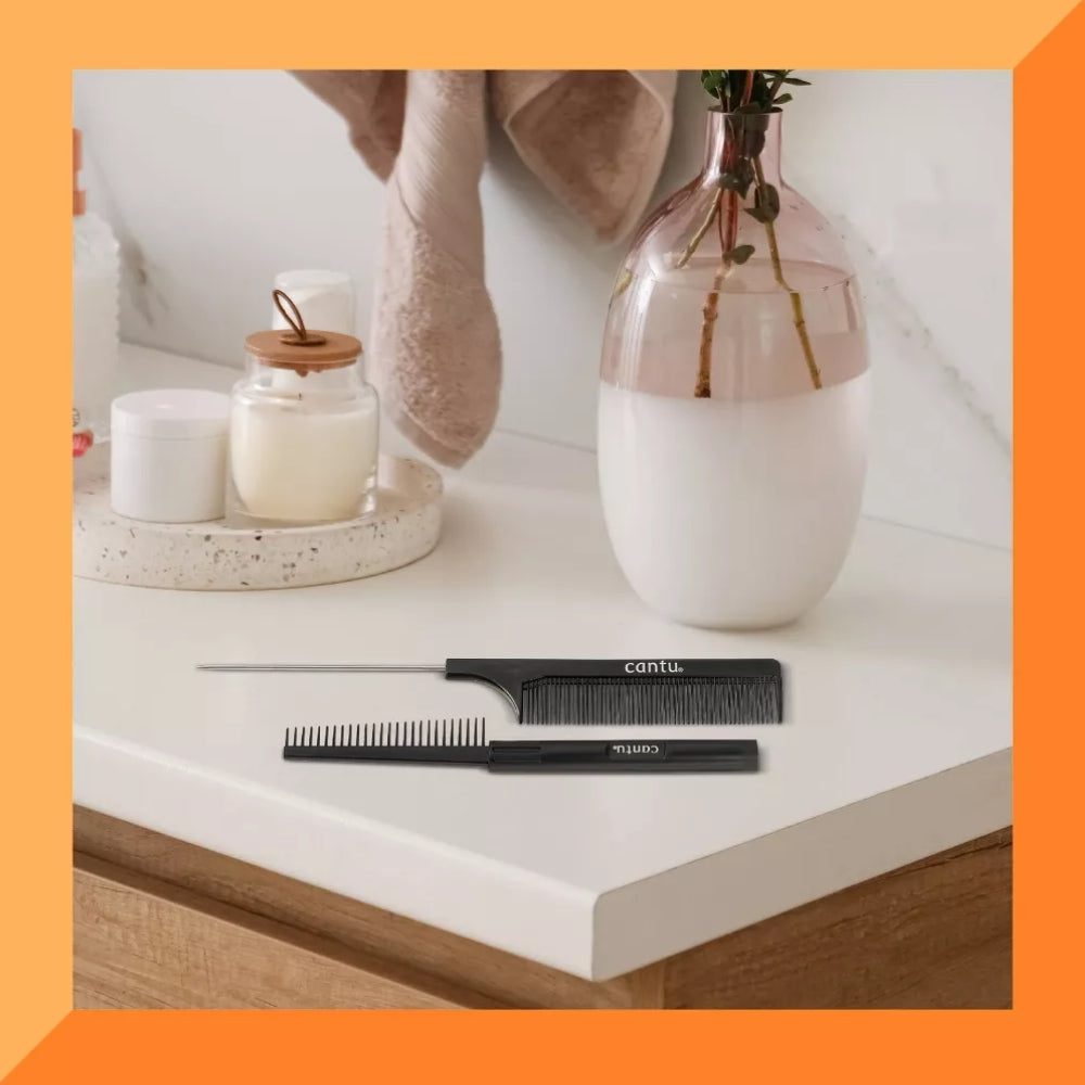 Cantu Style Part & Twist Spiral Comb - Pettini styling per ricci definiti