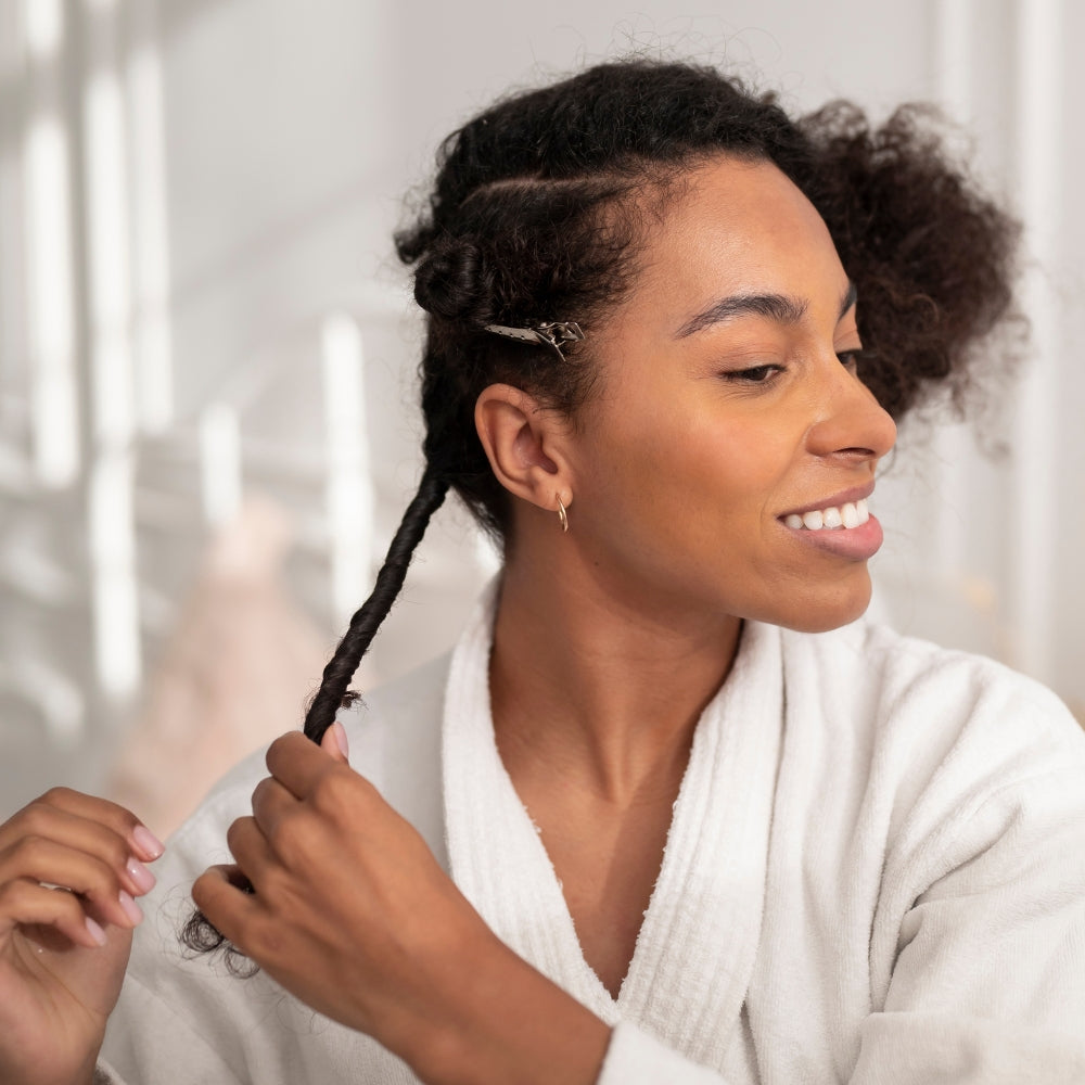 Cantu Style Part & Twist Spiral Comb - Pettini styling per ricci definiti