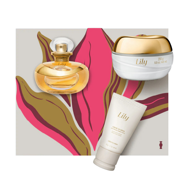 O BOTICÁRIO LILY Cofanetto regalo - Eau de Parfum + Crema corpo idratante + Crema mani