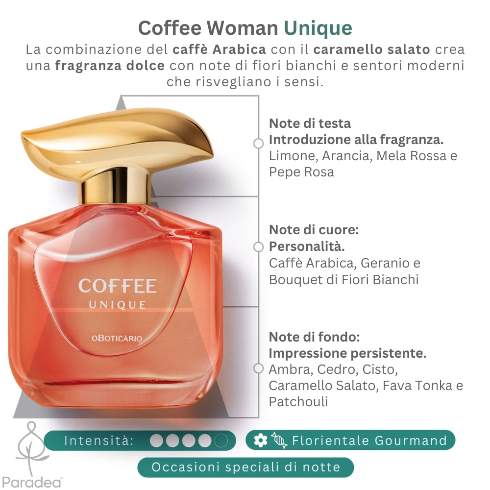 O Boticário Coffee Woman Unique - Eau de Toilette 100ml
