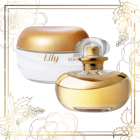 O BOTICÁRIO LILY Coffret cadeau - Crème hydratante pour le corps et Eau de Parfum