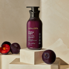 O BOTICÁRIO NATIVA SPA Coffret Cadeau Prune Noire - Lotion pour le corps, huile pour le corps et crème pour les mains