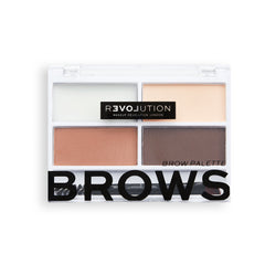 REVOLUTION Color Cult Brow Palette Medium - Medium eyebrow palette