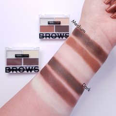 REVOLUTION Color Cult Brow Palette Medium - Medium eyebrow palette