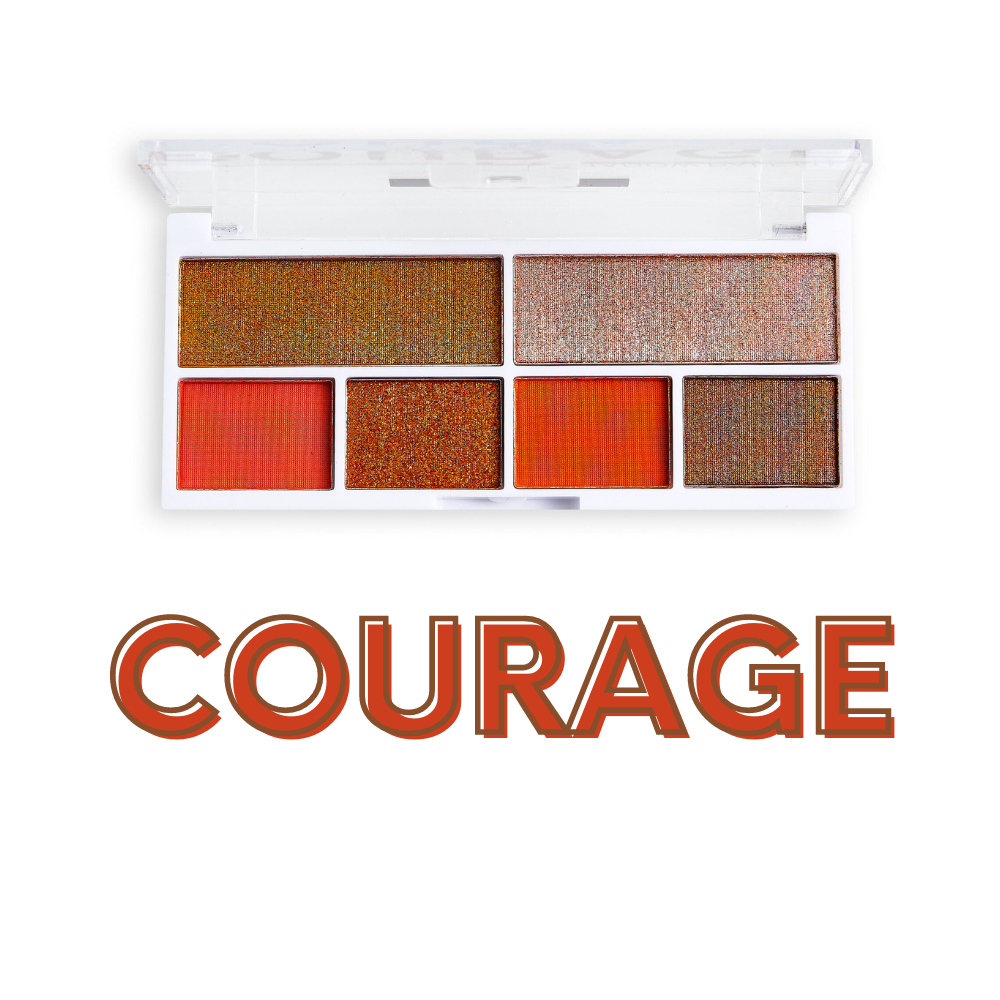 REVOLUTION Colour Play Shadow Palette - Palette di ombretti Courage