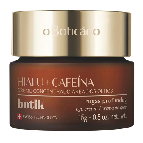 BOTIK Creme Concentrado para Área dos Olhos - Crème contour des yeux Acide hyaluronique et caféine