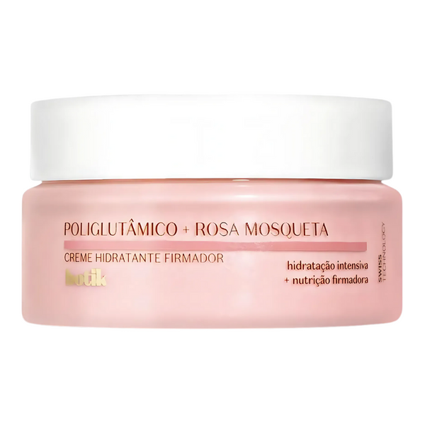 BOTIK Creme Hidratante Firmador Poliglutâmico + Rosa Mosqueta - Crème visage hydratante raffermissante