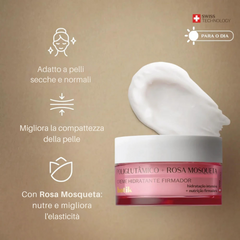 BOTIK Creme Hidratante Firmador Poliglutâmico + Rosa Mosqueta - Crème visage hydratante raffermissante