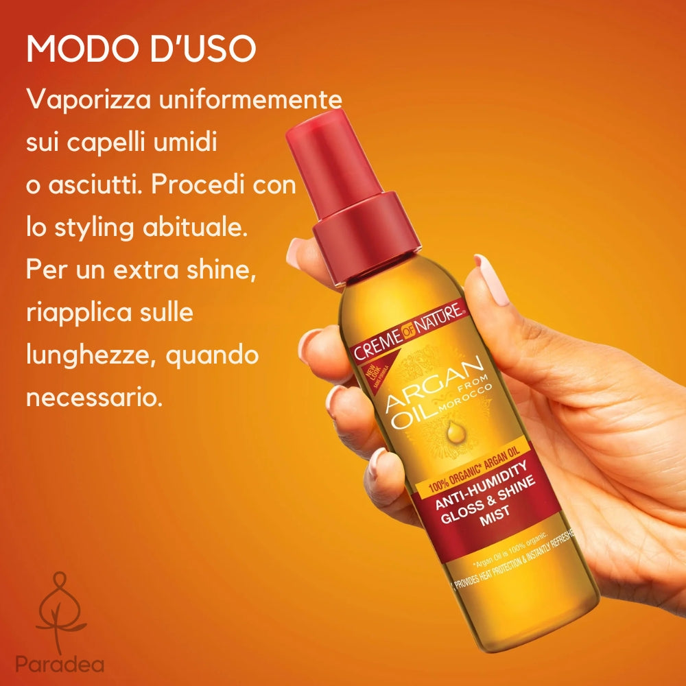 Creme of Nature Argan Oil from Morocco Anti-Humidity Gloss & Shine Mist - Spray anticrespo 118ml