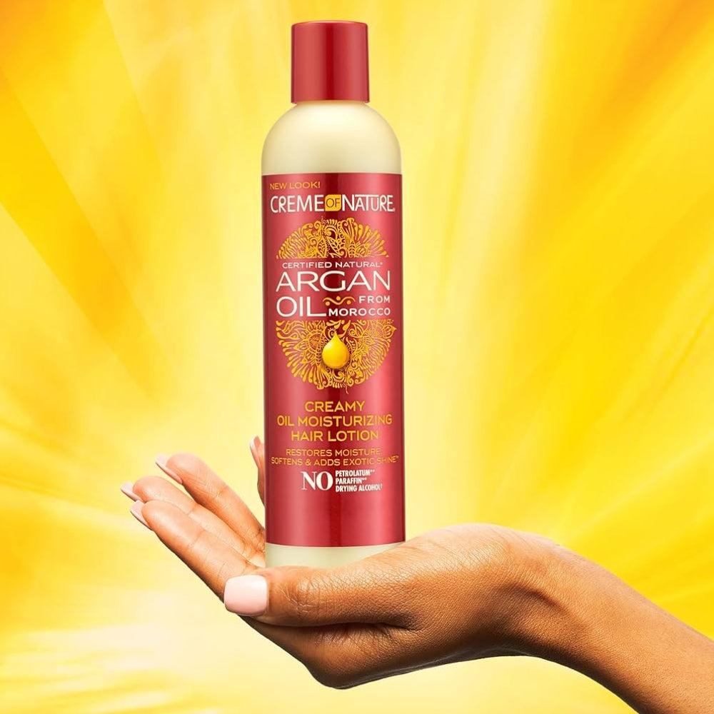 Creme of Nature Argan Oil from Morocco Creamy Oil Moisturizing Hair Lotion - Lozione idratante capelli secchi 250ml