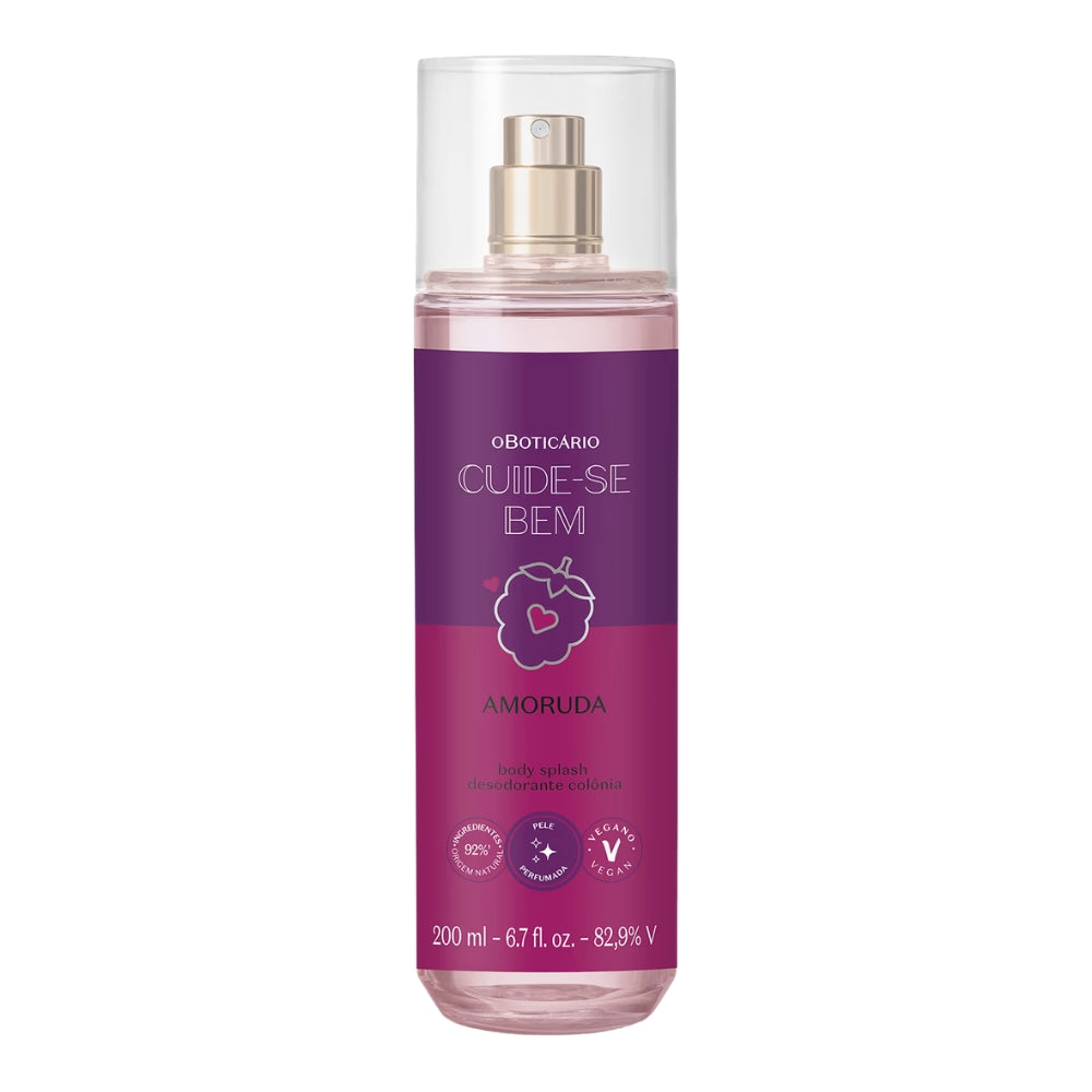 O Boticário Cuide-se Bem Amoruda Body Splash - Eau de Cologne 200ml