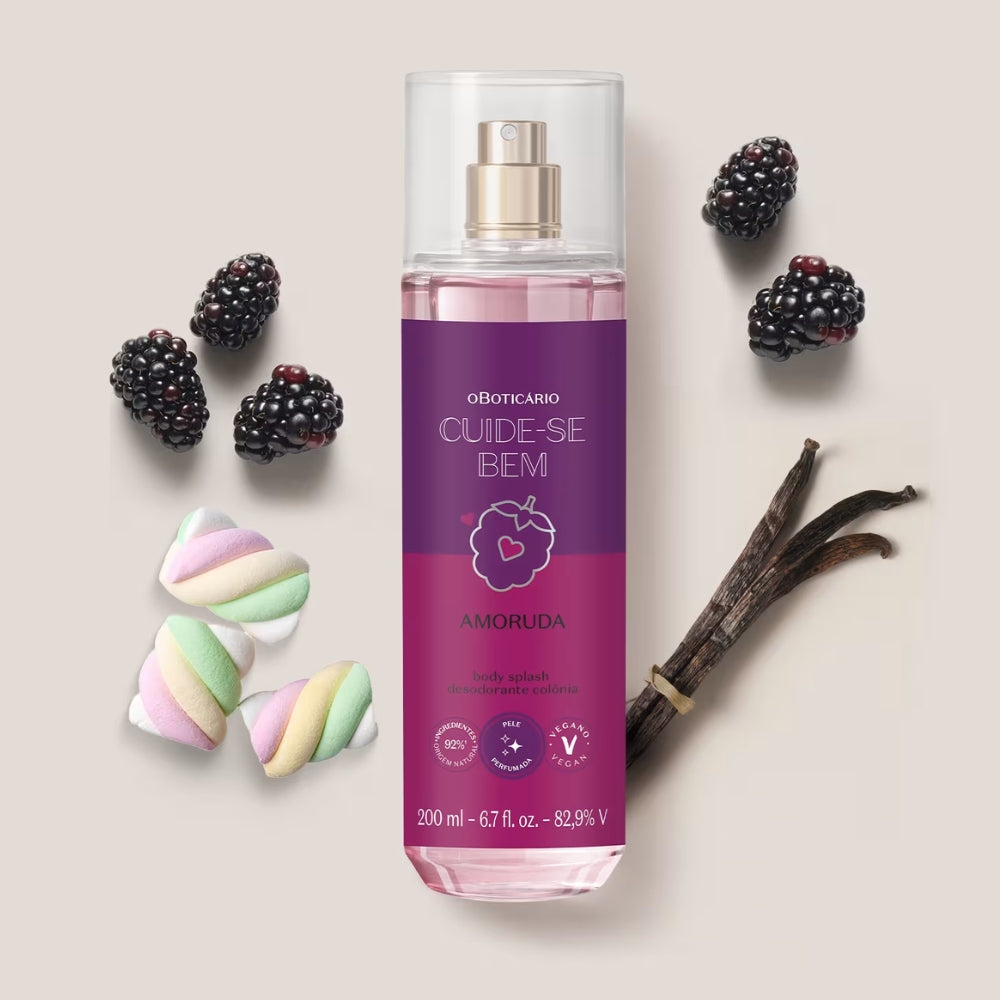 O Boticário Cuide-se Bem Amoruda Body Splash - Eau de Cologne 200ml