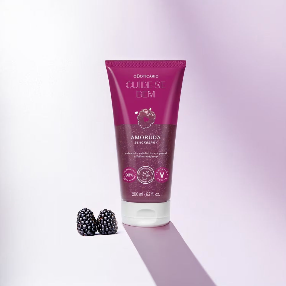 O Boticário Cuide-se Bem Amoruda Sabonete Corporal - Bagnoschiuma Esfoliante 200ml